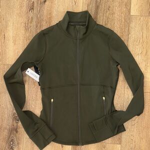 NWT Aritiza golden relay jacket - dark olive - size small